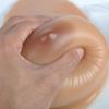 KRLZKID Silicone Breast Forms Lifelike Artificial Boobs Prosthesis with Straps for Crossdresser Transgender Mastectomy,Brown-M view 4