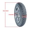 12 1/2 x 2 1/4, 1 Pair of 12 Inch Electric Wheelchair Replacement Rear Wheels, Rubber Solid Tires with 17mm (5/8 Inch) Bearings view 4