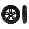 12.5x2.5 Wheelchair Rear Wheels, 12 Inch Electric Wheelchair Accessory, Honeycomb Polyurethane Solid Replacement Wheels (1 Pair) view 1