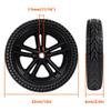 12.5x2.5 Wheelchair Rear Wheels, 12 Inch Electric Wheelchair Accessory, Honeycomb Polyurethane Solid Replacement Wheels (1 Pair) view 4