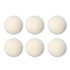6 Pcs Wool Drying Balls High Density Adsorb Impurities Reduce Static Electricity Laundry Wool Balls 5cm/2in, Premium Wool, Shortened Drying Time, Skin Friendly, Reusable Fabric (4cm) view 1