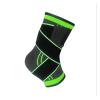 HKYBCF Ankle Support 2pcs Ankle Support Brace Adjustable Strong Compression Knittd Ankle Sleeve For Men & Women Sports Protection(Green,M) view 1
