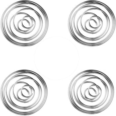 midgreyeye Pack of 4 Large Stainless Steel Shaker Ball Shaker Ball Protein Shake Protein Mixer Sports Fitness Protein for Protein Blended Drinks Suitable for Large Kettles (5.5 x 5 cm)