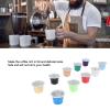 30pcs Coffee Capsule Shells, Reusable Coffee Capsule Lids Single Use Coffee Pods Cups Food Grade Silicone Refillable Coffee Pods Cap Airtight for Home Use view 3