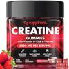 Supplmnt. Creatine 120 Gummies Max 5000mg for Men & Women Creatine Monohydrate Plus B12 and L-Taurine Chewable Gummies, 1 Month Supply (Single, Strawberry) view 1