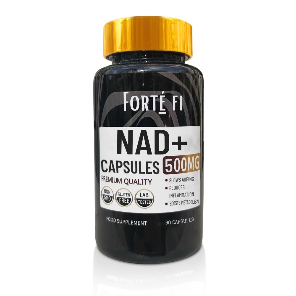 NAD - NAD Supplements Booster Anti-Aging Resveratrol and Metabolism Booster - NAD+ Supplements UK Pure for Cellular Repair, Cortisol Reducing Supplments and Brain Fog Supplement