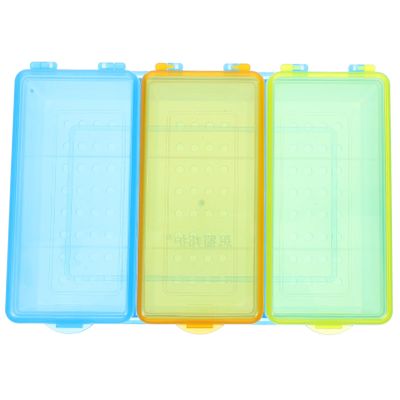 NAMOARLY Thermometer Storage Box Dividers Portable Thermometer Organizer Cleaning Box Case for Home Hospital Use