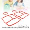 TOPINCN 2 Pack Silicone Lunch Box Gasket Replacement Set, Lunch Box Seal For OmieBox with Airtight Food Container Gasket Replacement Part For Kids Lunch Box (Red) view 2