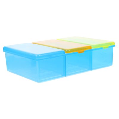 BELLIFFY Thermometer Storage Box Dividers Compartments Lightweight Utility Box for Soaking Drying Temperature Thermometer Holder for Clinic Use