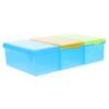BELLIFFY Thermometer Storage Box Dividers Compartments Lightweight Utility Box for Soaking Drying Temperature Thermometer Holder for Clinic Use view 1