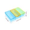 BELLIFFY Thermometer Storage Box Dividers Compartments Lightweight Utility Box for Soaking Drying Temperature Thermometer Holder for Clinic Use view 2