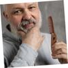 IWOWHERO Folding Wooden Beard Comb for Men Wide Tooth Design Pu Case Portable Pocket Grooming Tool Sandalwood Mustache Brush Travel Beard Accessory view 4