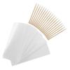 AUTSUPPL Disposable Hair Removal Wax Strips for Body Face Bikini Wax Strips Alternative Kit Wooden Sticks view 1