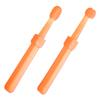 NULYLU 2pcs Delicate Toothbrush Set for Boy Girl Years Silicone Toothbrush Tongue Cleaning Brush for First and Oral Cleaner Newborn view 1