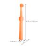 NULYLU 2pcs Delicate Toothbrush Set for Boy Girl Years Silicone Toothbrush Tongue Cleaning Brush for First and Oral Cleaner Newborn view 2