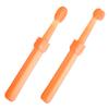 SEWOART 2pcs Silicone Boy Girl Toothbrush Gentle Brush Tongue Training Toothbrush Set for Boys and Girls Oral Hygiene view 1