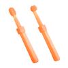 HAPINARY 2pcs Boy Girl Teething Brush Set Newborn Toothbrush Tongue Cleaner Soft Bristles for Toddlers Boys and Girls Oral Hygiene Kit view 1