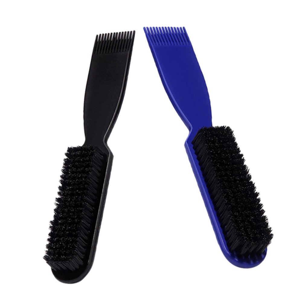 Baluue 2pcs Nylon Bristles Beard Brush and Comb Set Men's Grooming Kit Beard Styling