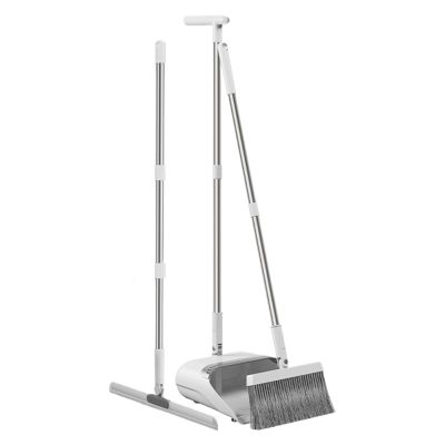 Dust Pan And Brush Combo,Broom With Dustpan Set for Outdoor Cleaning - Portable Dust Pan And Brush Kit for Outdoor Courtyard