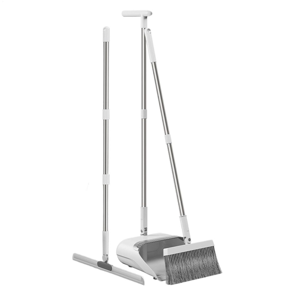Dust Pan And Brush Combo,Broom With Dustpan Set for Outdoor Cleaning - Portable Dust Pan And Brush Kit for Outdoor Courtyard