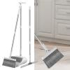 Dust Pan And Brush Combo,Broom With Dustpan Set for Outdoor Cleaning - Portable Dust Pan And Brush Kit for Outdoor Courtyard view 3