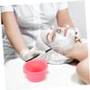 Baluue 2pcs Silicone Waxing Bowl for Hair Removal High Temperature Resistant Foldable Design for Easy Storage for Home Spa Salon Use view 4