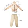 KOMBIUDA Ultra-Fine Mesh Hooded Suits Mesh Protective Clothing with Jacket Gloves Trousers Adjustable Size for Outdoor Camping Fishing Hiking Unisex view 2