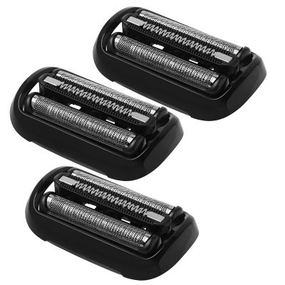 3 Pack 53B Series 5 Replacement Head Compatible with Series 5/6 Shavers, Electric Shaver Foil and Cutter Replacement Head for Series 5/6 5020cs 5018s 5035s 6020s 6040cs 6075cc 6072cc etc