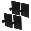 Beatifufu 4pcs Wall-mounted Storage Rack for Men Practical and Lightweight Cosmetic Holder for Bathroom Shaving Tools Easy to Install Space-saving Design