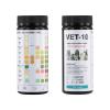 Anseom 100pcs Animal Urinalysis Reagent Strips 10 Parameters Urine Test Strips for Dogs Cats Fast Urine Dipsticks Test Paper Professional Ketones Level Monitor Test view 1