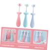 LALADEFIEE 3pcs Cute Toothbrush Boys and Girls Soft Bristles Toothbrush for Boy Girl Years First Manual Cleaning view 3