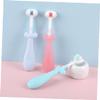LALADEFIEE 3pcs Cute Toothbrush Boys and Girls Soft Bristles Toothbrush for Boy Girl Years First Manual Cleaning view 4