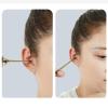 2X Guanyin Hand Flower Ear Scoops Ear Waxed Removal Tool Ear Pick Cleaner Portable Ear Spoon Small Statue Collectible view 3
