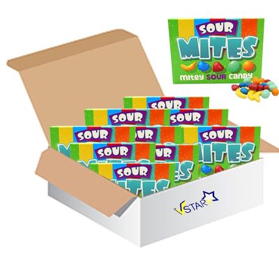 Zeed Candy Fruit flavoured Sour Mites Box 120g | Delicious Taste explosion with Every Bite (12)