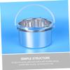 CANIGHT 2pcs Wax Melting Machine Replacement Pots Durable Metal Inner Pan for Wax Warmer Compatible with Hair Removal Waxing Easy to Clean and Demould Inner Diameter view 3