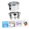 CANIGHT 2pcs Wax Melting Machine Replacement Pots Durable Metal Inner Pan for Wax Warmer Compatible with Hair Removal Waxing Easy to Clean and Demould Inner Diameter view 4