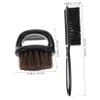 PAMINGONO Scalp Scratcher Beard Barber Brush 14.2 X 2.5 CM Versatile Removes Hair Clippings for Men Hair Styling with Bristle Ring Brush view 2