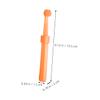 Hoement 2pcs Silicone Teething Brush Set for Boys and Girls Toddlers Newborns Soft Bristles Oral Care Set Travel Friendly view 2