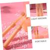 Hoement 2pcs Silicone Teething Brush Set for Boys and Girls Toddlers Newborns Soft Bristles Oral Care Set Travel Friendly view 3