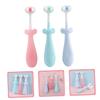 MUSISALY 3pcs Boy Girl Boys and Girls Toothbrush Soft Bristles Cute Design and Oral Care view 4