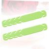 KOMBIUDA 10pcs Green Mask Hooks Mask Extension Buckle Slip Ropes Hanging Buckle for Elastic Band Use as Making Ear Rope view 4