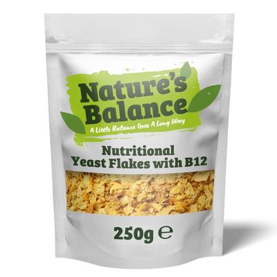 Nature's Balance Nutritional Yeast Flakes with Vitamin B12-250g