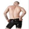 TUNAYI 100% Latex Short Trousers Rubber Gummi Male Pants Jeans with Trouser -army green-XXL view 2