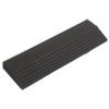 SECFOU Sweeping Robot Threshold Ramp Mat Rubber Entry Ramp for Home Doorway Cushion for Robot Vacuum Navigation Black Interlocking Triangle Pad view 1