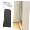 SECFOU Sweeping Robot Threshold Ramp Mat Rubber Entry Ramp for Home Doorway Cushion for Robot Vacuum Navigation Black Interlocking Triangle Pad view 2