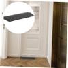 SECFOU Sweeping Robot Threshold Ramp Mat Rubber Entry Ramp for Home Doorway Cushion for Robot Vacuum Navigation Black Interlocking Triangle Pad view 4