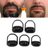 Beard Shaping Tool, Beard Shaper, 15 Pcs Beard Shaving Template, 5 Size, Precise Trimming, Beard Shaping, for Goatee Mustache Sideburns, Jaw Cheek Neck Line view 3
