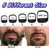 Beard Shaping Tool, Beard Shaper, 15 Pcs Beard Shaving Template, 5 Size, Precise Trimming, Beard Shaping, for Goatee Mustache Sideburns, Jaw Cheek Neck Line view 4