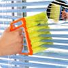Blind Cleaner 2 Pcs Venetian Blind Cleaner, Window Blind Duster Brush Cleaner Tool Washable Window Shutter Cleaner Tool for Venetian Blinds Air Conditioner and Car AC Vent (Orange) view 3