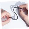 SECFOU 6pcs Ear Protective Mask Hooks and Hangings Black Anti-Pain Adjustable Ear Rear Mask Hangers for Children view 3